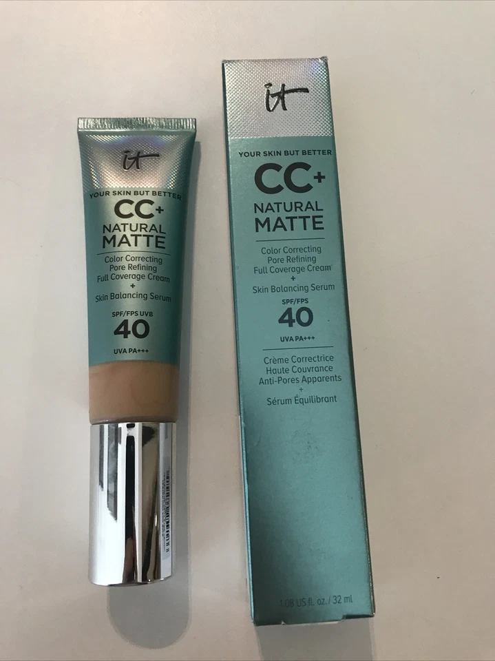 it Cosmetics CC+ Natural Matte Full Coverage Cream Rich 32ml Neu Ovp - Bild 1 von 1