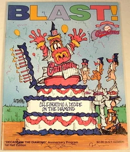 CALGARY CANNONS SEATTLE MARINERS 1994 PROGRAM 10TH ANNIVERSARY - Picture 1 of 4