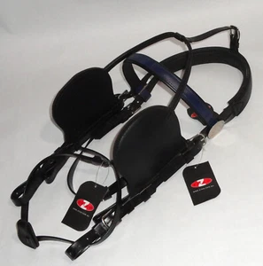 New-Old-Stock Zilco International Synthetic Full Size Carriage Driving Bridle - Imagen 1 de 24