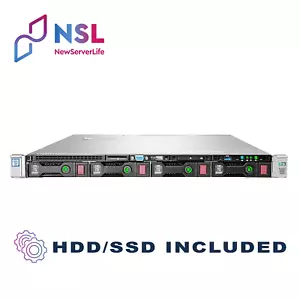 HPE DL360 Gen9 4LFF 2x E5-2650v4 2.2GHz 24C 256GB P440AR 2x 4TB SAS 4xRJ45 - Picture 1 of 3