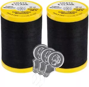 Coats & Clark Cotton All Purpose Sewing Thread 100% Mercerized Cotton 225 Yards - Picture 1 of 7