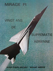 1973-75 PUB AVIONS MARCEL DASSAULT BREGUET MIRAGE F1 ARMEE AIR FRENCH AD - Imagen 1 de 1