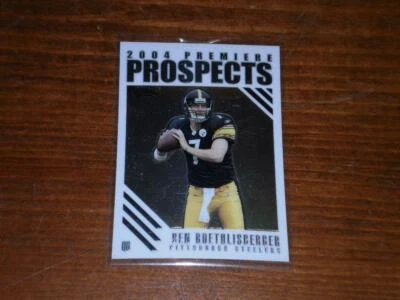 2004 Topps Chrome #PP1 Ben Roethlisberger Premier Prospects Football  Steelers - Image 1 of 2