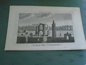 ANTIKER DRUCK - HOLDENBY PALACE NORTHAMPTONSHIRE - Bild 1 von 3