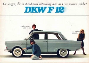 Catalogue brochure Auto Union DKW F12 1963 Pays Bas Nederland - Foto 1 di 2