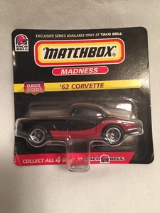 NEW 1998 MATCHBOX MADNESS EXCLUSIVE SERIES AT TACO BELL -'62 CORVETTE Diecast - Picture 1 of 3