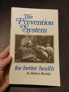 ⭐️ The Prevention System for Better Health by Robert Rodale 1979 Booklet (A6 - Picture 1 of 11