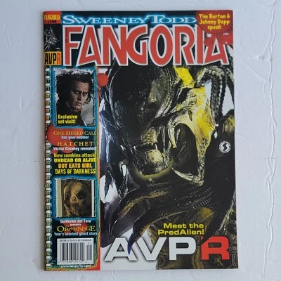 FANGORIA 269 AVP/ SWEENEY TODD/TEETH/January 2008 - Image 1 of 4