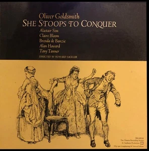 Oliver Goldsmith She Stoops To Conquer Caedmon Records TRS-309 Sealed 3xLP - Imagen 1 de 2