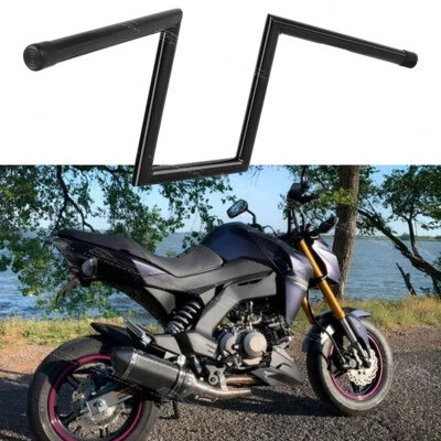 For Kawasaki Z125 Pro MiniBike Motorcycle 10" Rise 1" Ape Hanger Handlebar Z Bar - Image 1 of 4