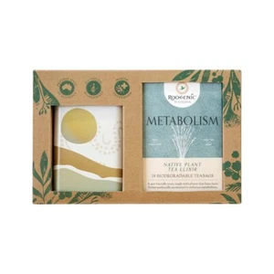 Roogenic Australia Gift Box Metabolism x 18 Tea Bags with Wellness Tin - Picture 1 of 1