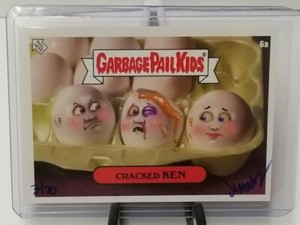 2020 Topps GPK Garbage Pail Kids #6a CRACKED KEN - Artist Signed /20 - 10ABA42