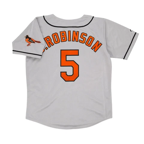 Brooks Robinson Baltimore Orioles Grey Road Jersey w/ Team Patch Men's (M-2XL) Cover