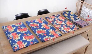 Roller Print Cotton Uzbek SET of 4 pcs 2.40' x 11.25' VINTAGE FASTShipment 14845 - Picture 1 of 10