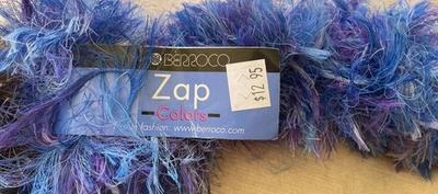 Berroco ZAP Yarn, Polyester, 50gm/46m,  Col#3461, Blues and Purples, multicolor - Image 1 of 2
