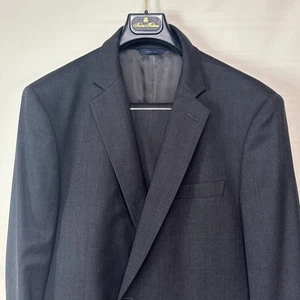 Traje Brooks Brothers 1818 Regent Estrato 46R (36W) Lana Carbón Italia - Nuevo con etiquetas - Imagen 1 de 15