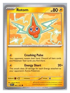 Rotom 061/191 - Pokémon Sv08: Surging Sparks Regular NM - Picture 1 of 3