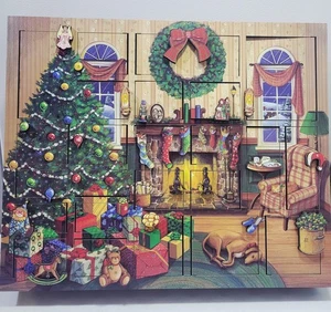 Calendario de Adviento de Navidad Byers Choice 2007 tradiciones de madera *nuevo en caja* - Imagen 1 de 9