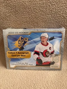2022-23 Upper Deck SPx NHL Hockey Hobby Box - Factory Sealed - Picture 1 of 6