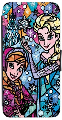 ELSA AND ANNA MOSAIC FOR IPHONE/PIXEL/GALAXY FLIP/WALLET PHONE CASE COVER - Image 1 of 4