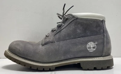 Timberland Men's Gray Suede Boots 7352 Size 9 - Image 1 of 4