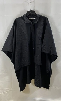 Uniqlo Lemaire Men's Black Button Hooded Coat Size Small - Image 1 of 4