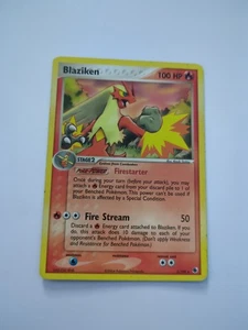 Blaziken 3/109 No Holo Raro EX Rubí y Zafiro Pokemon Juego de Cartas Coleccionables - LP - Imagen 1 de 2