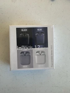 InPods 12 Wireless Ear Buds (Ear Buds, Headphones, Wireless) Blue - Picture 1 of 5