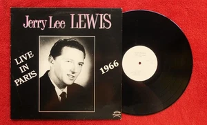 JERRY LEE LEWIS LIVE IN PARIS 1966 FRENCH PRESSED LP - Picture 1 of 3