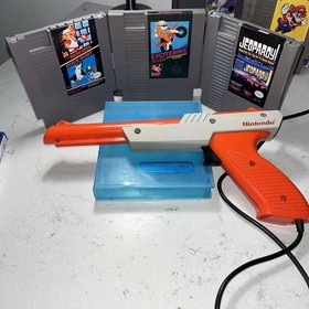 Super Mario Bros / Duck Hunt & Excitebike Nintendo NES Authentic light Gun Case