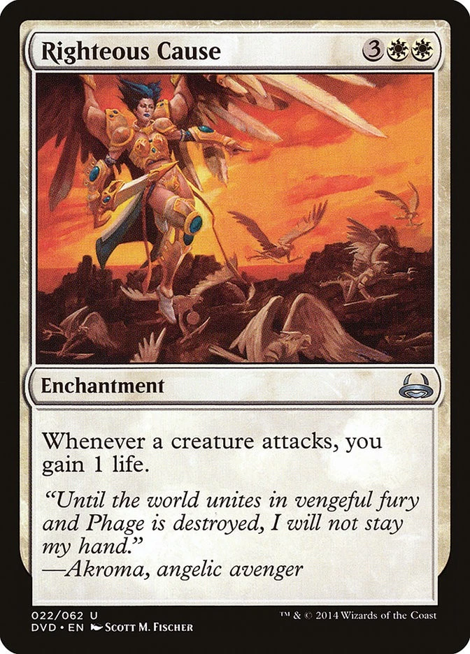 MTG Righteous Cause  - Duel Decks: Anthology #22 - Image 1 of 1