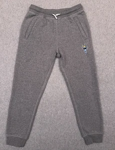 Pantalones de chándal Goat USA polar jóvenes grandes grises bolsillos con cremallera cónicos - Imagen 1 de 11