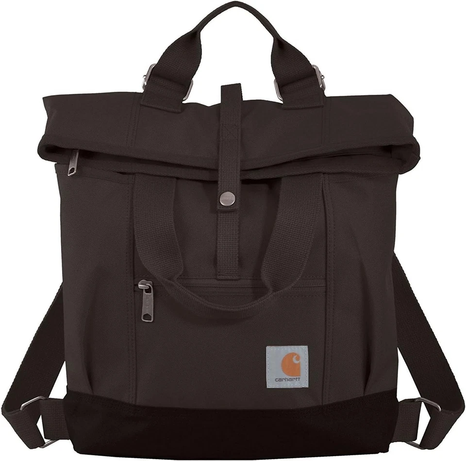 Carhartt V2221 Women’s Black Legacy Hybrid Convertible Backpack Tote Bag - Image 1 of 3