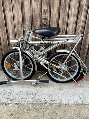 Fahrrad DI BLASI Klapprad Faltrad aus Edelstahl 16 Zoll - Bild 1 von 4