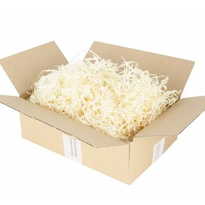 TNT-LABEL 5 KG Holzwolle Fichte Verpackunqswolle Verpackung Füllmaterial Versandmaterial