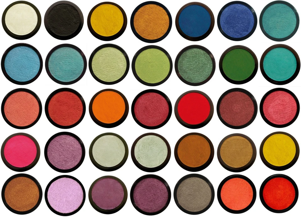 Eulenspiegel Profi Aqua Schminke Perlglanz-Farben, 3,5 ml, 20 ml, 35 ml, 70 ml