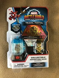 Marvel BattleWorld Travel Portal Dorado Ultrón NUEVO EN PAQUETE - Imagen 1 de 3