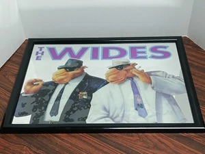Vintage 90’s Camel The Wides Picture Mirror Framed 1992 Cigarette Advertisement - Picture 1 of 6
