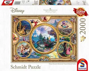 Schmidt Thomas Kinkade: Disney - Puzzle Collezione Sogni (2000 pezzi) - Foto 1 di 5