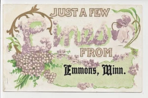 Nur ein paar Linien von Emmons Minnesota Blumenrebe Kleinstadt ländliches Leben - Bild 1 von 2