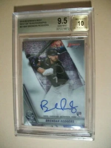 BRENDAN RODGERS 2019 Bowman's Best of '19 AUTO BGS GEM MINT 9.5 Rockies RC - Picture 1 of 1