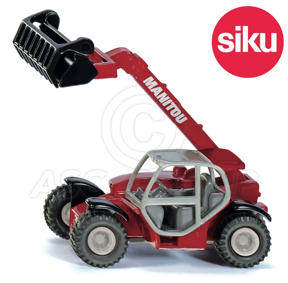 Siku NO.1482 1:87 Scala Manitou Telescopico Loader Telehandler Dicast Modello / - Immagine 1 di 1
