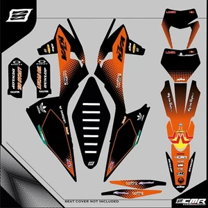 KIT Grafiche adesive Per KTM SXF EXC 2019 2020 2021 19 20 21 - Picture 1 of 1