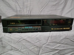 Vintage SHARP VC-7855U  VHS VCR - Black - Picture 1 of 6