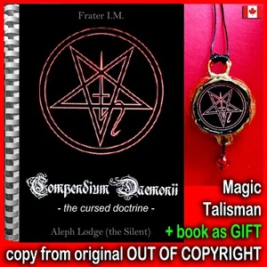 antique book occult black magick esotericism occultism magic satanic satanism  - Picture 1 of 12