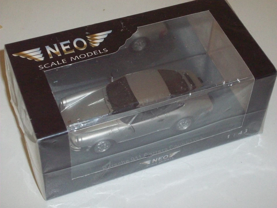 NEO SCALE MODELS 1/43 43242 PORSCHE 911 CARRERA COUPE USA 1985 Argento silver - Immagine 1 di 4