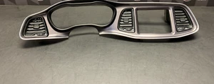 2018 DODGE CHALLENGER 392 SCAT PACK OEM GAUGE CLUSTER RADIO BEZEL DASH PANEL  - Picture 1 of 10