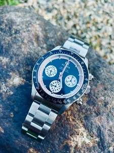 Alpha mechanical chronograph men's watch display back - Bild 1 von 1