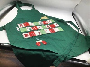 WILLIAMS SONOMA Grembiule Natale Calendario Avvento Bambini Bambini Vacanze Cottura  - Foto 1 di 12