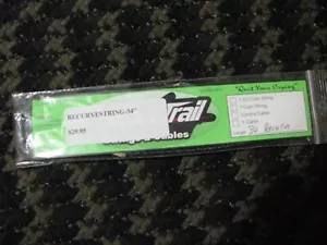 New VAPORTRAIL CUSTOM 34" RECURVE BOW STRING, BLACK/TAN, RETAIL $30 SALE $10 - Picture 1 of 5